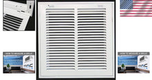 Load image into Gallery viewer, Elegant Flat Stamped 14" X 12" Air Filter Grille - Easy Installation Design