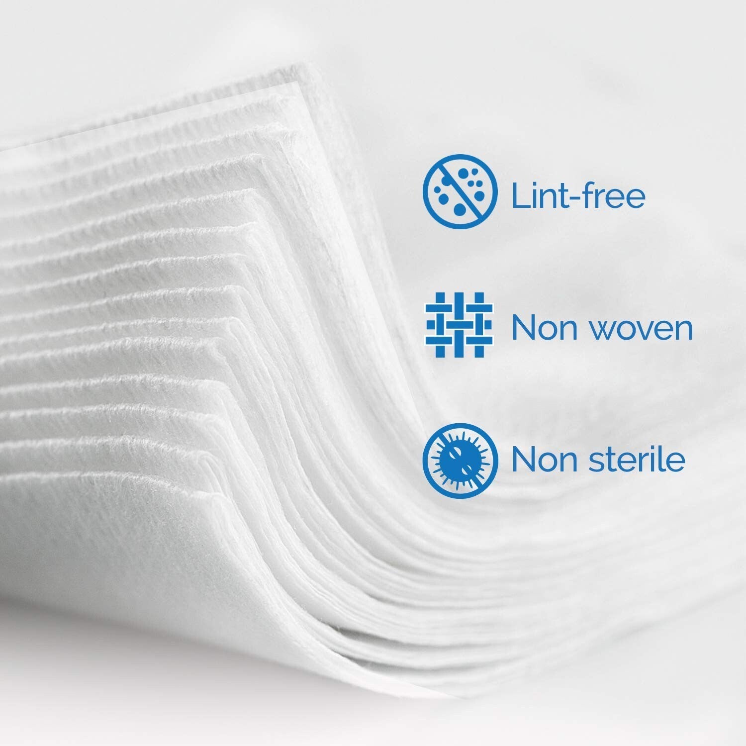 2400 Bulk Non Woven 3x3 Gauze Pads - Ideal for First Aid Kits and Dental Clinics