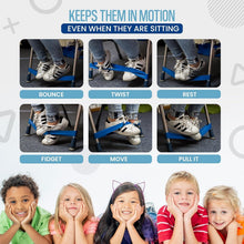 Load image into Gallery viewer, Chair Bands for Kids - Engage Muscles &amp; Improve Focus - 24 Rubber Fidget Bands