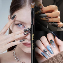 Load image into Gallery viewer, Lightweight Acrylic Nail Brush with Crimped Oval Head - Versatile &amp; Easy to Use