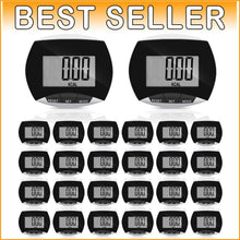 Load image into Gallery viewer, Unisex Clip-on Pedometer - Large LCD Step Tracker Kit with 32 AG13 Batteries