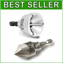 Load image into Gallery viewer, Versatile HSS Deburring Tool Set - Countersink Drill Bits for 1/8" to 3/4"