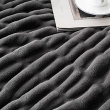Load image into Gallery viewer, Soft and Stylish 50”x60” Faux Fur Throw Blanket - Elegant Design for All Seasons
