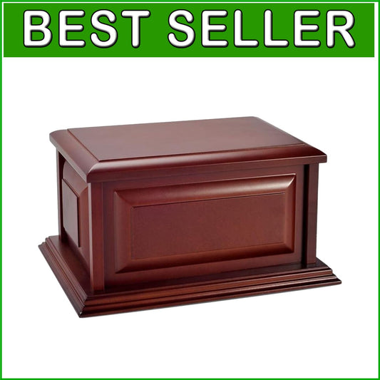 Elegant Cherry Wood Urn for Adult Ashes - Professional MDF Cremation Urn