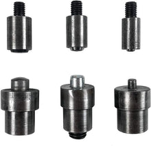 Load image into Gallery viewer, Heavy-Duty Eyelet Grommet Machine - 3 Dies &amp; 1500 Silver Grommets Included