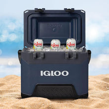 Load image into Gallery viewer, Rugged Blue 25QT Hard Cooler - Durable Insulation for Camping &amp; Outdoor Fun