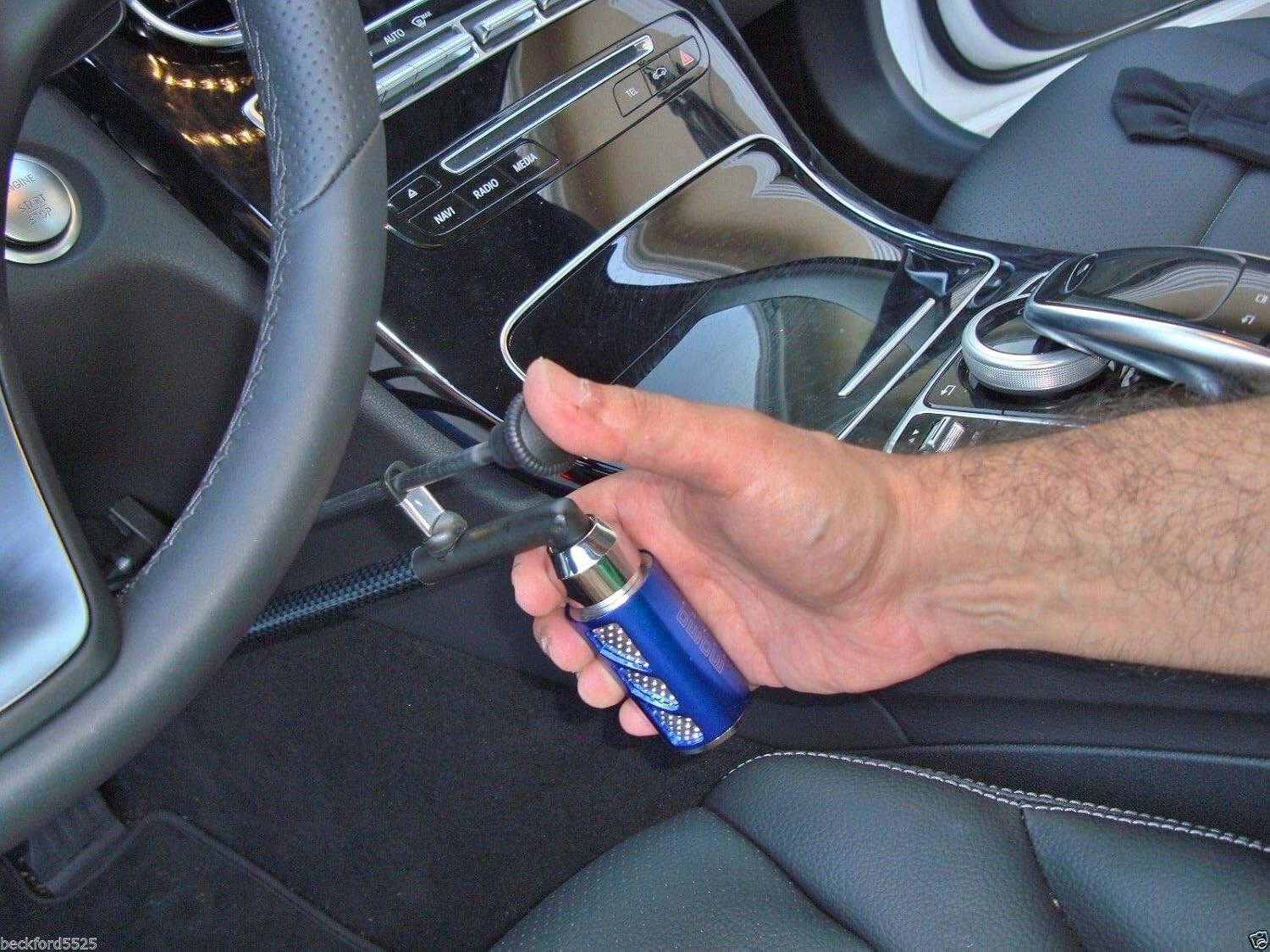 Portable Hand Controls for Drivers - Adjustable & Lightweight in Red-Blue-Silver