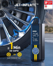 Load image into Gallery viewer, Multi-Use Cordless Tire Inflator – Fast 1 Min Inflation for Car, E-Bike &amp; More