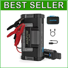 Load image into Gallery viewer, Powerful 6000A Jump Starter with Smart Safety Clamps for Gas &amp; Diesel Engines