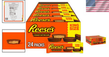 Load image into Gallery viewer, Bulk Candy Box of 24 King Size Milk Chocolate Peanut Butter Cups - Perfect Snack