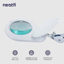 Load image into Gallery viewer, Space-Saving Magnifying Lamp with Glass Lens - Ideal for Jewelry Making &amp; More