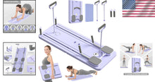 Load image into Gallery viewer, Home Pilates Reformer Board - Compact &amp; Foldable with Resistance Bands &amp; Timer