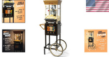 Load image into Gallery viewer, Family-Friendly 8 Oz Popcorn Maker with 32 Cup Capacity &amp; Safety Glass Design