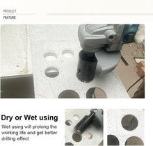 Load image into Gallery viewer, 3-Inch Diamond Core Drill Bit - Versatile for Hard Stone, Marble, and Concrete