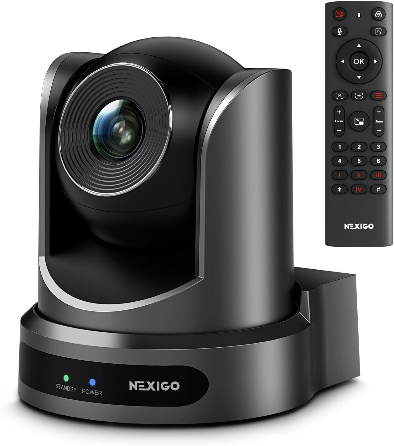 FHD 1080p Remote Controlled PTZ Camera - Perfect for Live Streaming Meetings