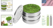 Load image into Gallery viewer, Gift-Ready Seed Sprouting Kit with Stackable Design and Polished Stainless Steel