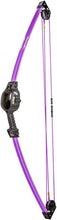 Load image into Gallery viewer, Lightweight Youth Bow Set with Whisker Biscuit, Ideal for Ages 5-10 - Flo Purple