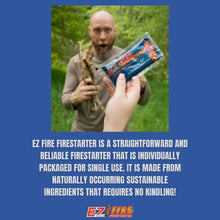 Load image into Gallery viewer, Sustainable EZ Fire Starters - Fast, Safe Fire Lighters for Campfires &amp; Grills