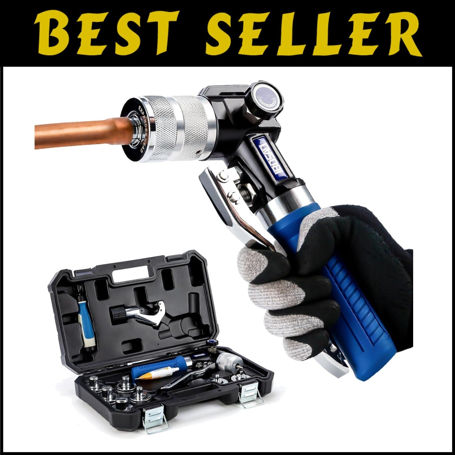 Aluminum Alloy Hydraulic Swaging Tool for Copper Tubes - Lightweight and Durable