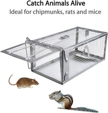 Load image into Gallery viewer, High-Sensitivity Live Chipmunk Traps with Auto Lock - Durable Metal Design