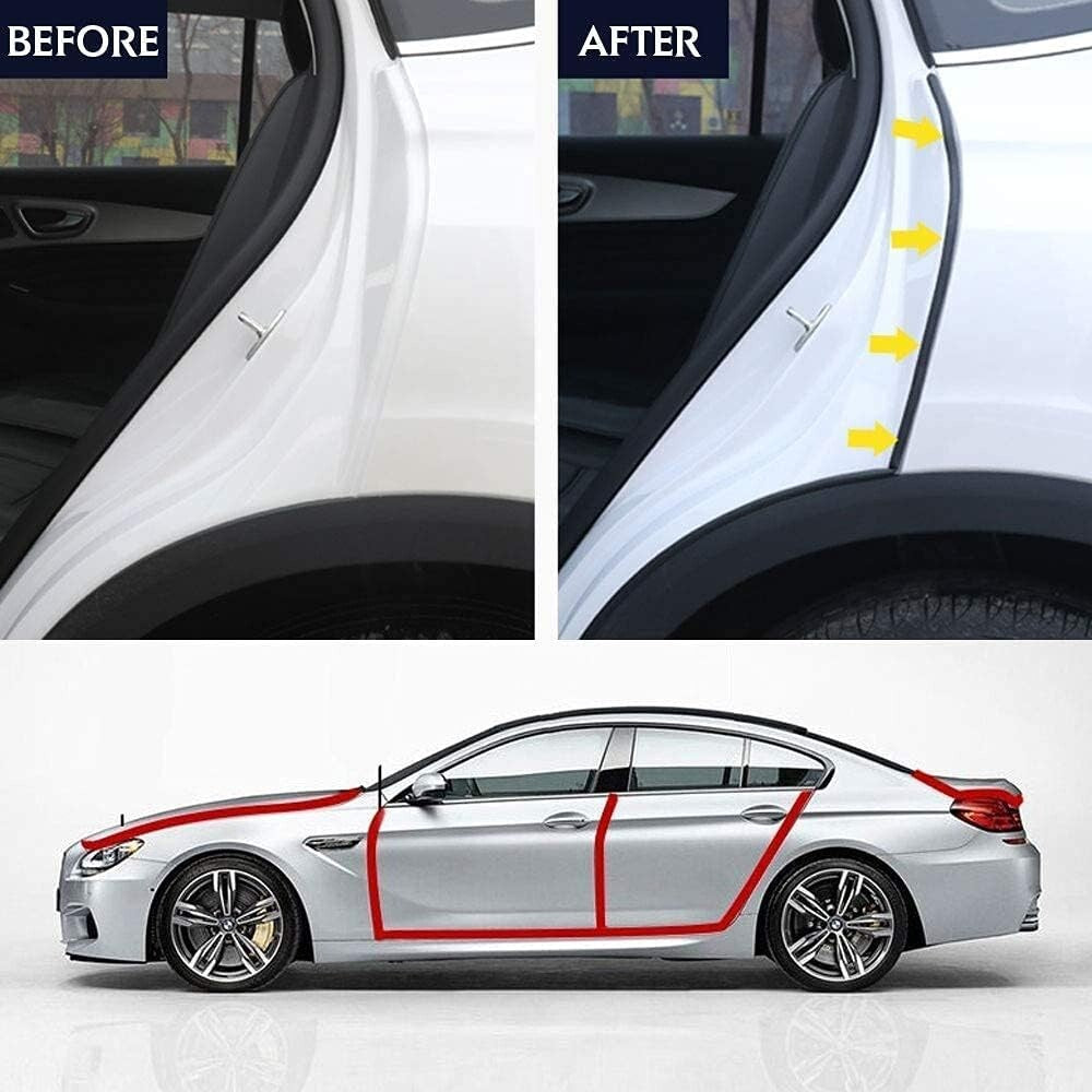 Self-Adhesive Rubber Weatherstrip 1/2x7/16 for Soundproofing and Insulation