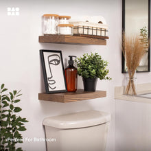 Load image into Gallery viewer, Versatile 16 Inch Rustic Floating Shelves for Bathroom, Kitchen, Living Room