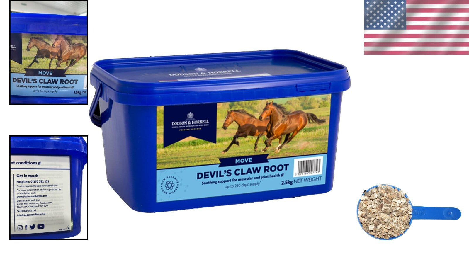 1.5 kg Devil's Claw Root Granules – Pure Herbal Support for Muscular Health