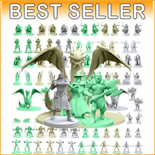Load image into Gallery viewer, 93-Pc Mythical Heroes Mini Figure Set for Epic D&amp;D Adventures - 16 Designs