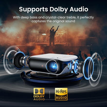 Load image into Gallery viewer, 4K UHD Google TV Projector - Immersive Sound, Wide Compatibility &amp; Fast Wi-Fi