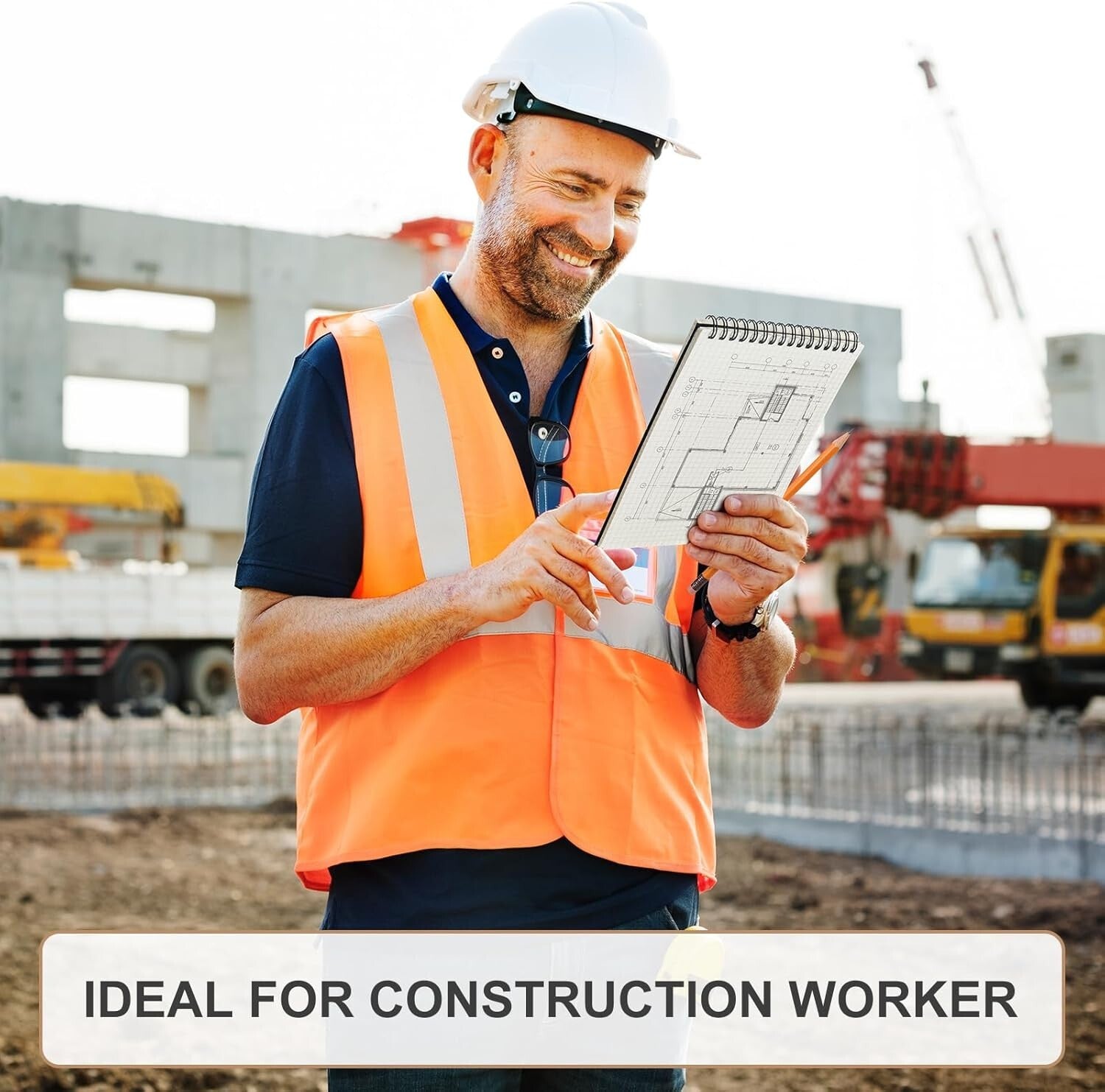 18-Pack A5 Top Wirebound Graph Paper Notebooks - Perfect for Sketching & Design