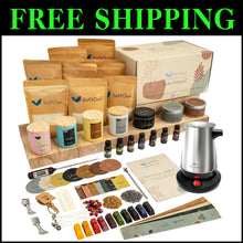 Load image into Gallery viewer, Luxurious Soy Candle Making Set with 7 Scents, Jars, &amp; All Essentials Included