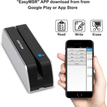 Load image into Gallery viewer, Compact MSR-X6BT Wireless Magnetic Stripe Card Encoder - All OS Compatibility