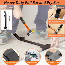 Load image into Gallery viewer, Heavy-Duty Flooring Installation Tools with Rubber Mallet and Spacers - 6 Pieces