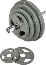 Load image into Gallery viewer, Solid Cast Iron Olympic Weight Plates for Enhanced Muscle Training and Endurance