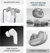 Load image into Gallery viewer, Compact Water Resistant Wireless Earbuds: Ultimate 50 Hours Playtime Experience
