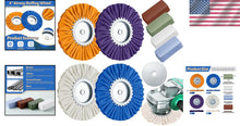 Load image into Gallery viewer, Versatile 8" Airway Buffing Wheel and Polishing Bars Set with Safety Flange
