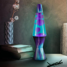 Load image into Gallery viewer, The Original 14.5" Retro Lava Lamp - Purple Wax and Teal Liquid for Home Decor