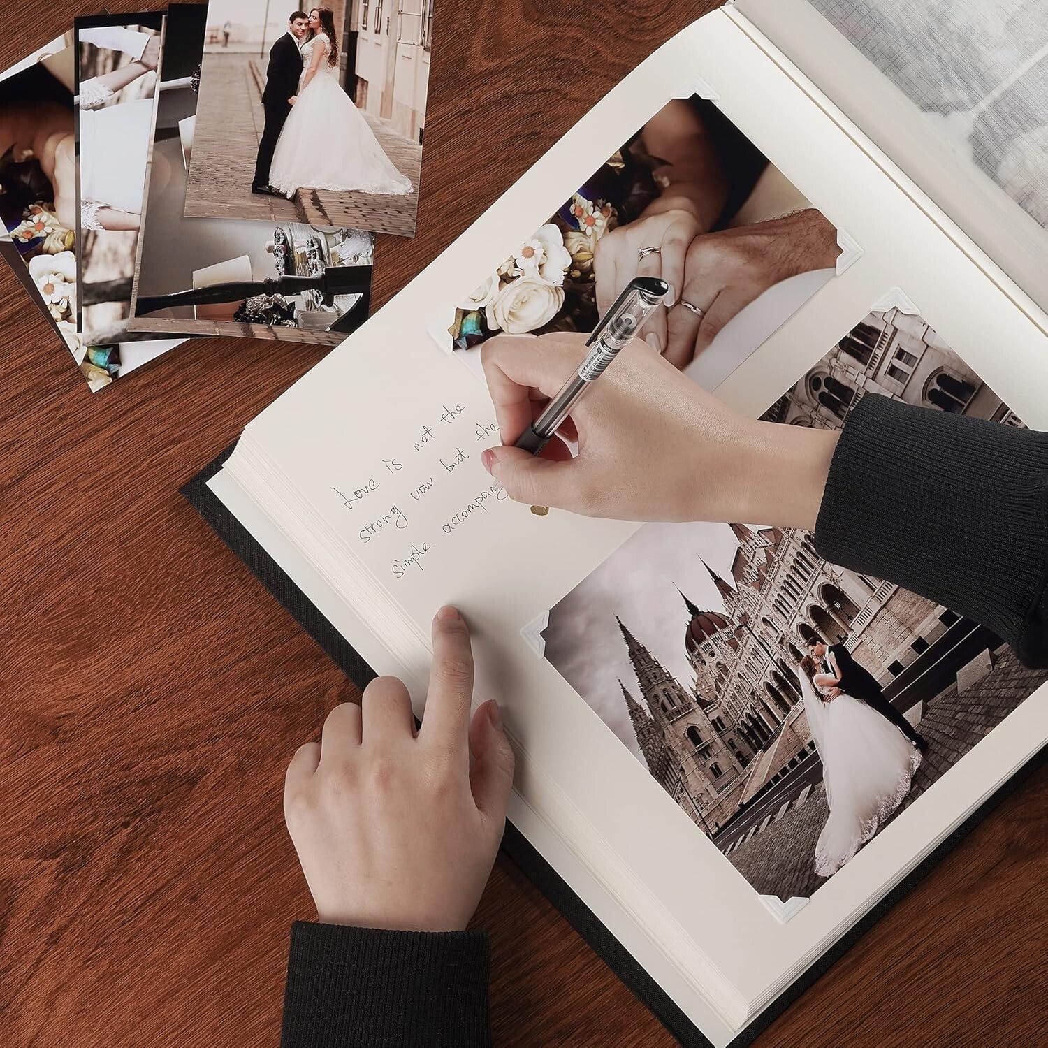 Elegant 100-Page DIY Photo Album for Weddings, Anniversaries & Family Memories