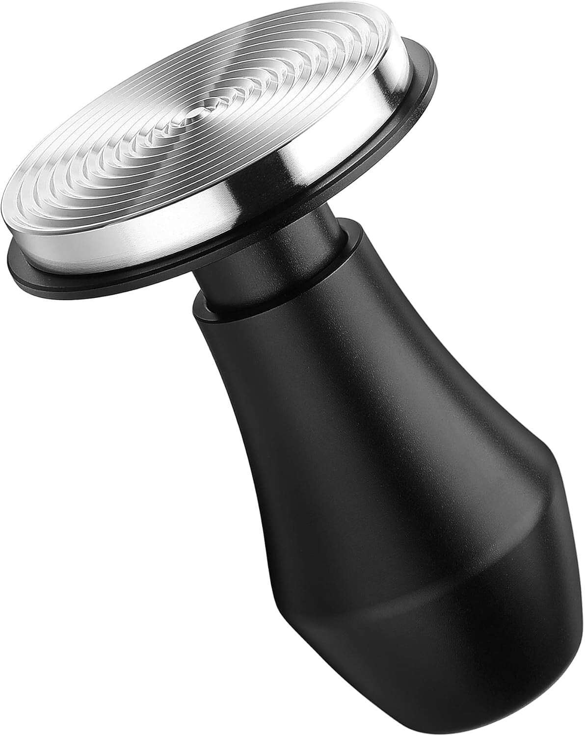 Ergonomic Espresso Tamper Set: Ripple Base, Anodized Aluminum Handle, 3 Springs