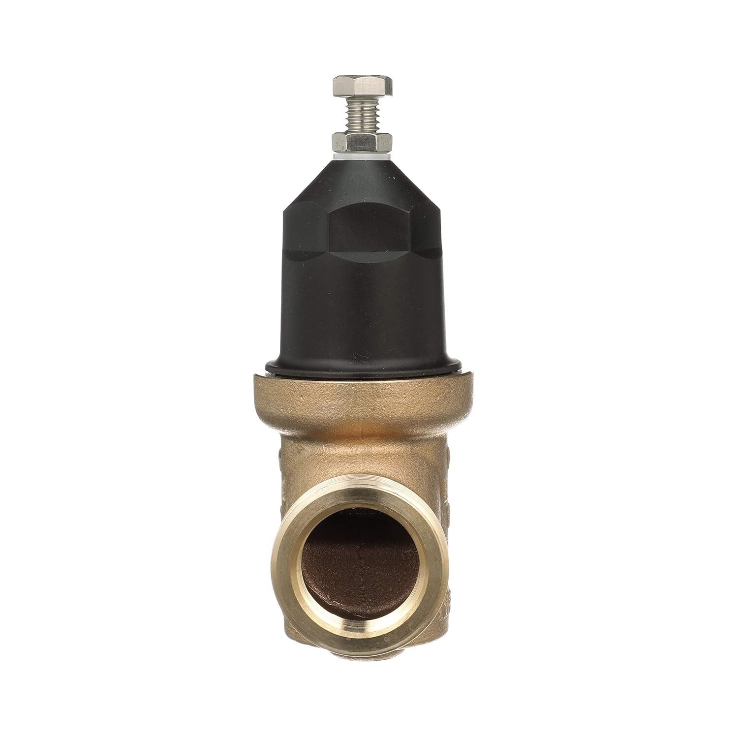 Efficient Brass Pressure Reducing Valve - 1" NPT Connection for Residential Use