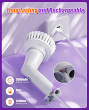 Load image into Gallery viewer, Adjustable Rotary Floor Brush Set with Waterproof Design &amp; Powerful 25W Motor