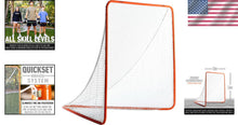 Load image into Gallery viewer, Quick Assembly 6' Lacrosse Goal with Weather-Resistant Net for Teens and Adults