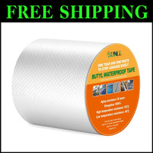 Load image into Gallery viewer, Upgraded 6" Waterproof Butyl Seal Tape 33' Long for Efficient Leak Proofing