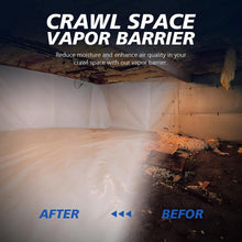 Load image into Gallery viewer, Multi-Purpose 10 Mil Heavy-Duty Plastic Sheeting - Ideal for Crawl Spaces &amp; More