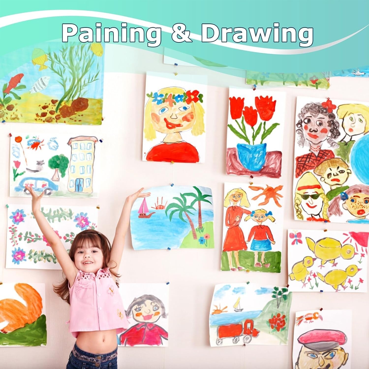 Eco-Conscious 36" x 2400" White Kraft Paper for Wrapping & Crafting Projects