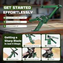 Load image into Gallery viewer, Versatile Lawn Mower Blade Sharpener for Razor-Sharp Cuts - Wide Compatability
