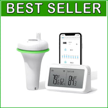 Load image into Gallery viewer, Advanced Waterproof WiFi Pool Thermometer with Accurate Sensor for Smart Pools