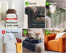 Load image into Gallery viewer, Premium Silicone Couch Cup Holder - Sturdy &amp; Stylish Drink Holder Brown