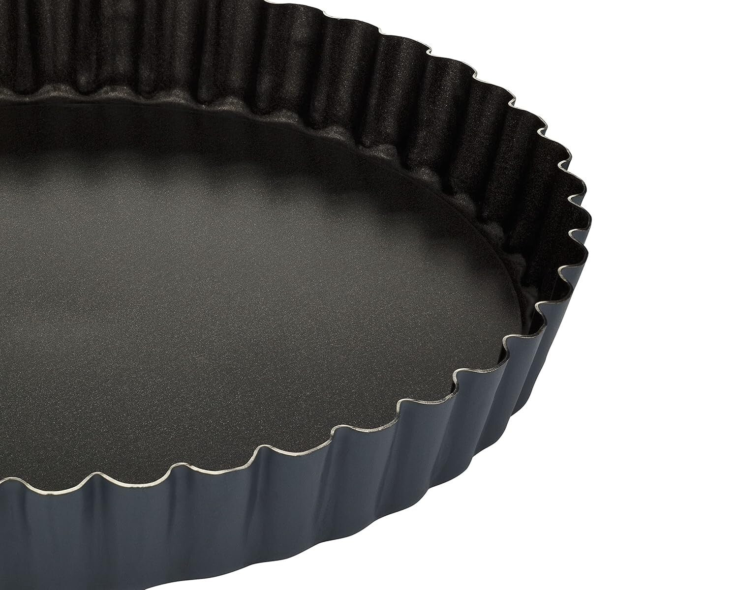 Professional Quality 9.5" Nonstick Tart Pan with Fluted Design - Bourgeat Exopan