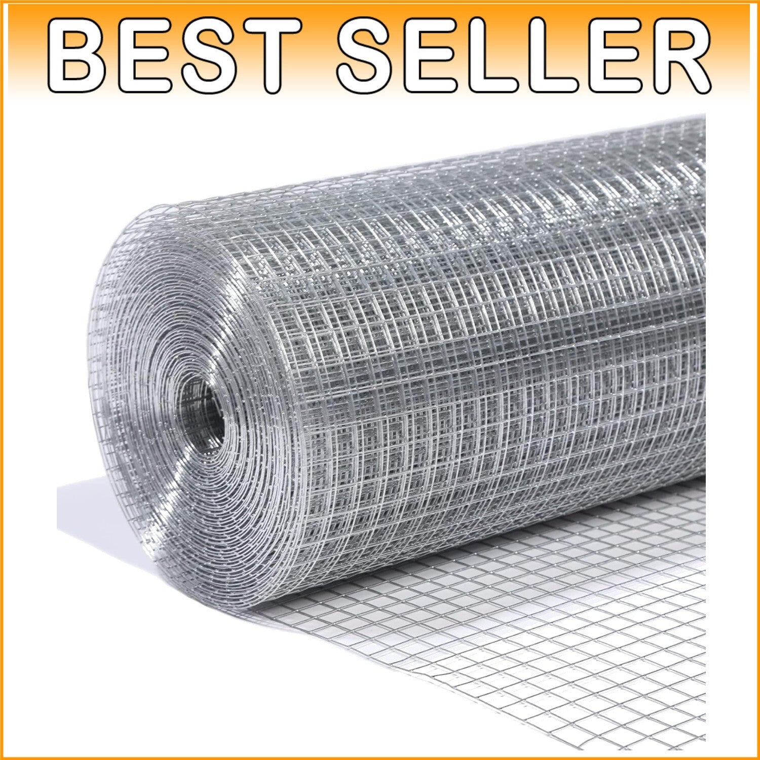 Eco-friendly 24" x 100' Galvanized Mesh with 1/2" Openings - Strong and Reliable